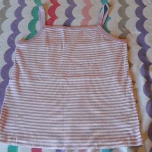Lavender and White Striped Tank Top - NWOT